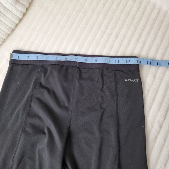 Nike‎ Pro Dri-FIT Compression Leggings Pants Black Size M Medium Workout Running - Picture 5 of 8
